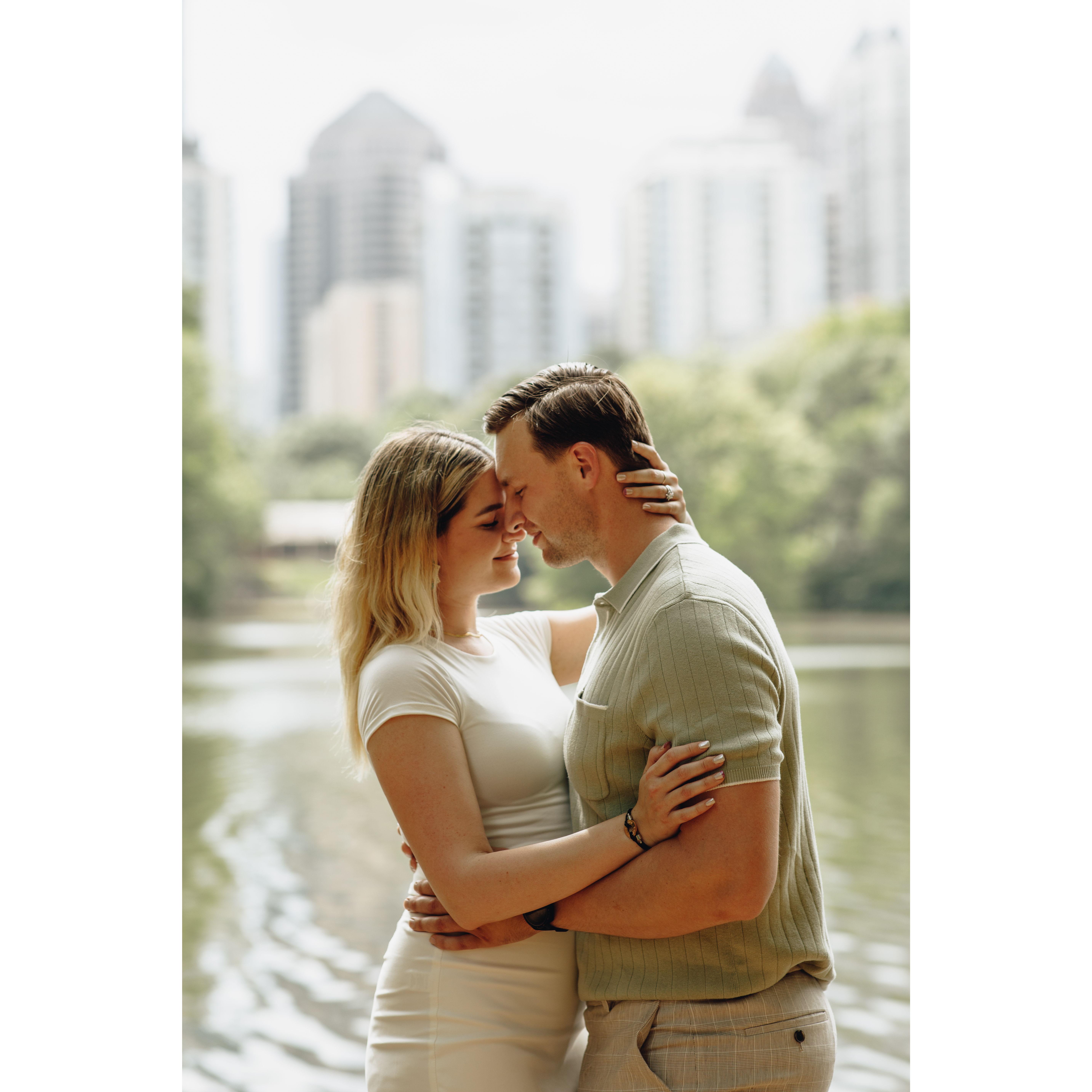 Piedmont Park Engagement Shoot