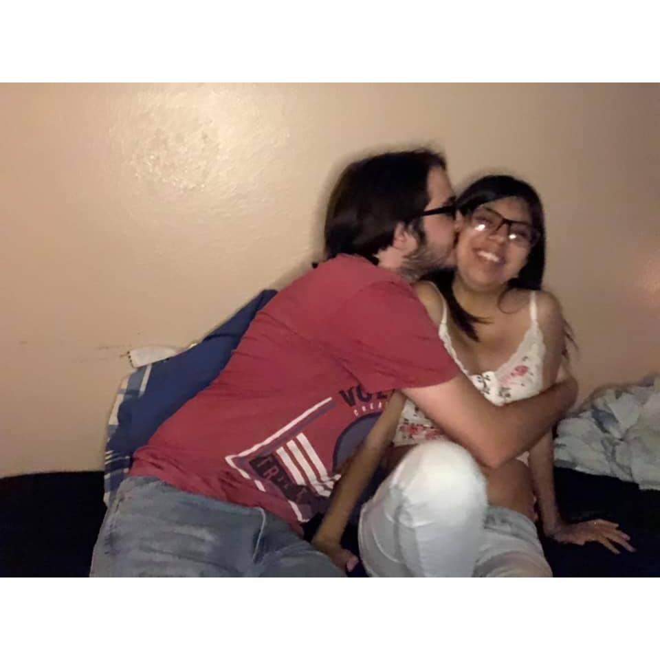He tells me I have kissable cheeks