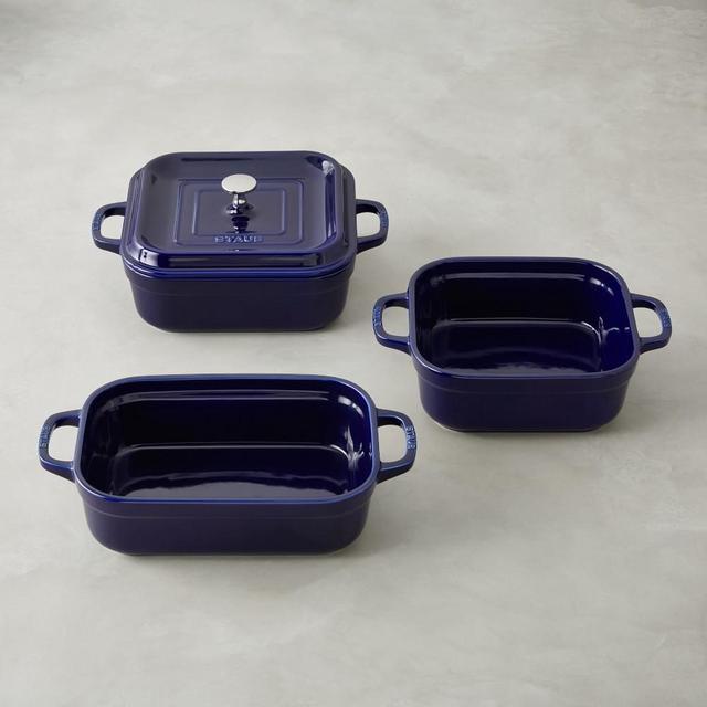 Staub Stoneware 4-Piece Set, Sapphire