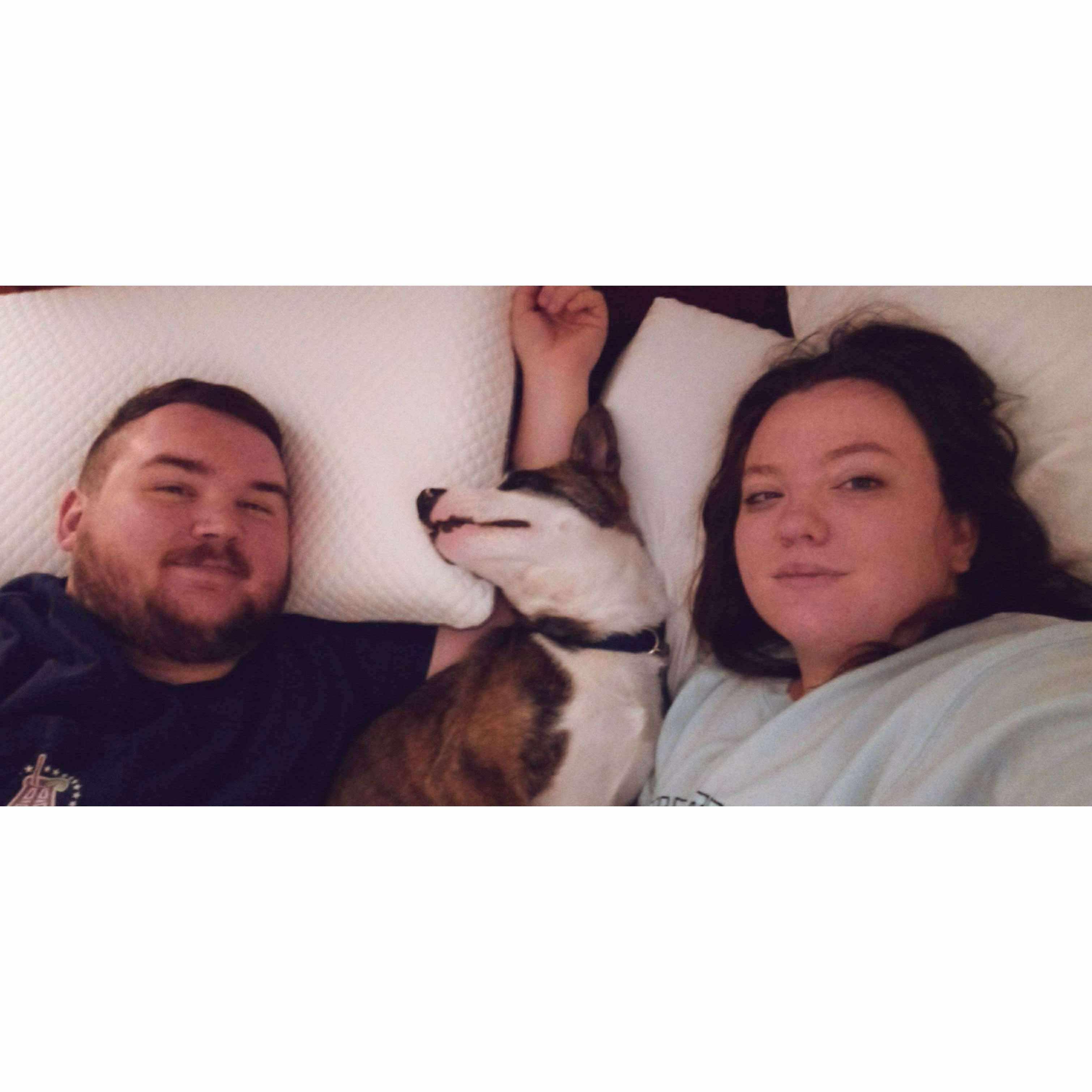 The first night with our Gooser Boy