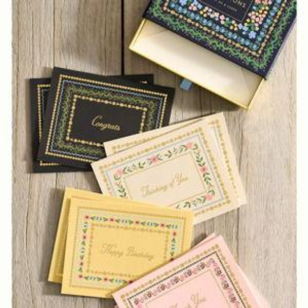Botanical Occasion Cards, Set of 8
