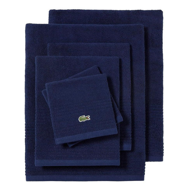 Lacoste Grand Slam 6-Piece Towel Set, Navy