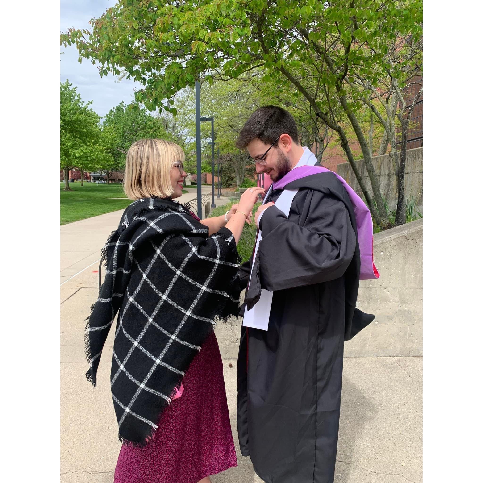 Mitchell's Graduate School Graduation