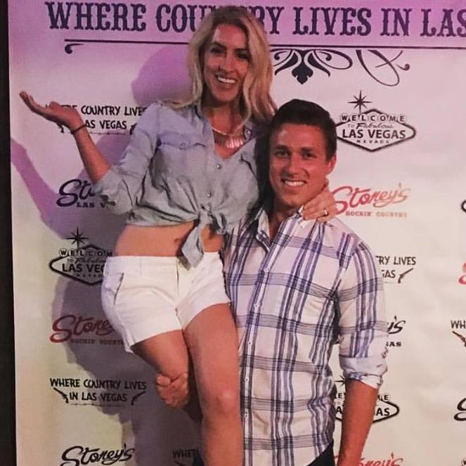 Country dancing together is our happy place.