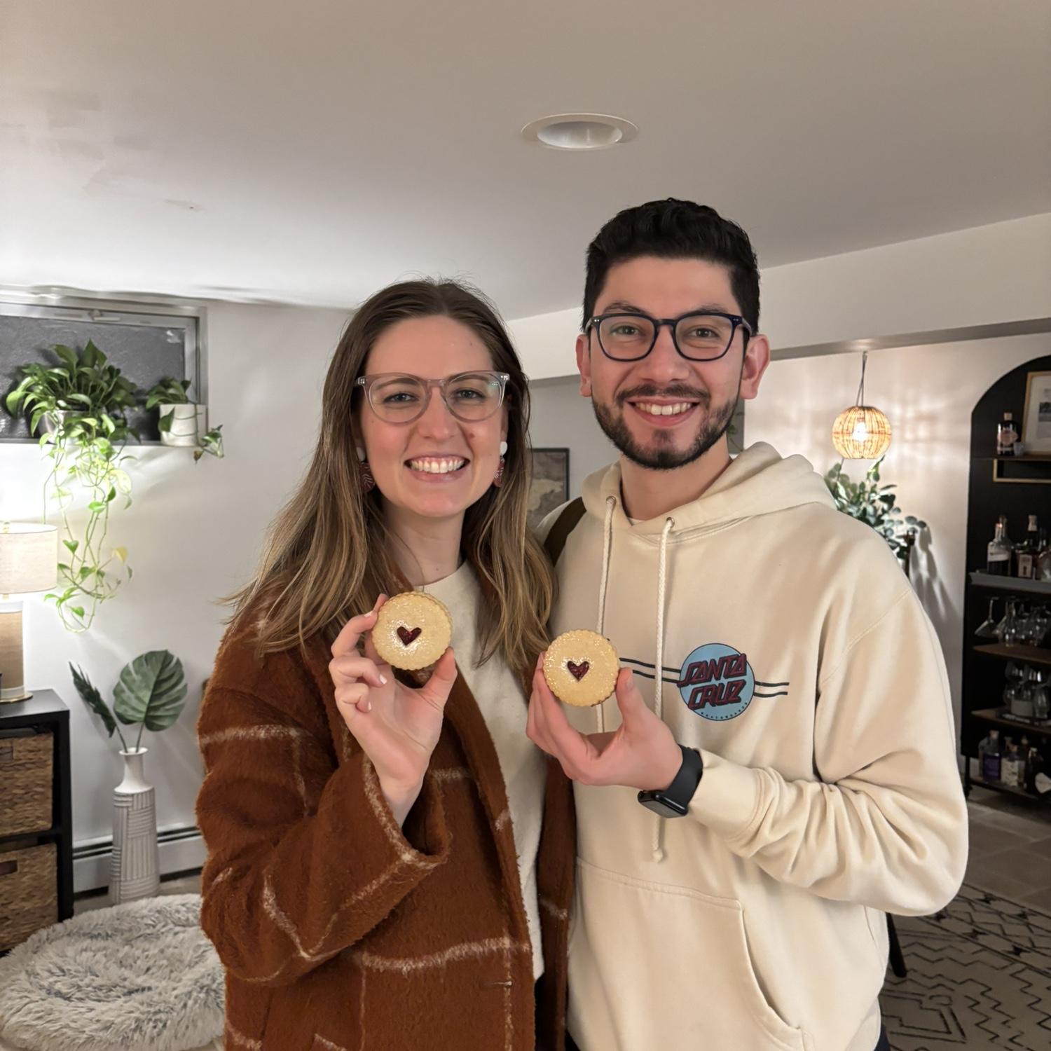 At Sam and Jeremy's with the cutest little cookies
