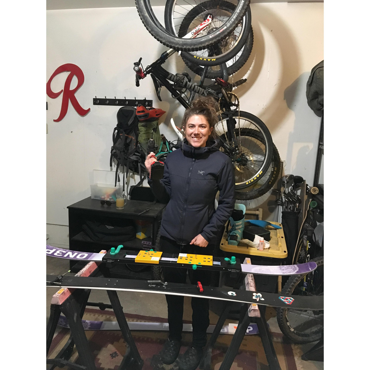 We make our own jerky and mount our own skis. #frontierlyfe
