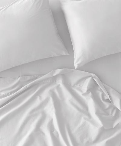 Cool-air Percale Sheet Set - Queen - White