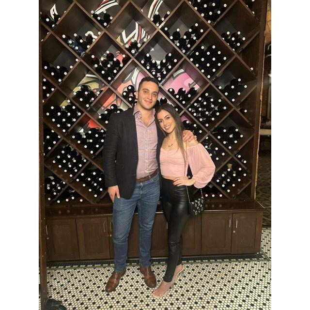 Kareem flew in for the night from Texas to celebrate Valentines Day while almost missing his connecting flight... he was not a happy camper but it was sure worth it ;)