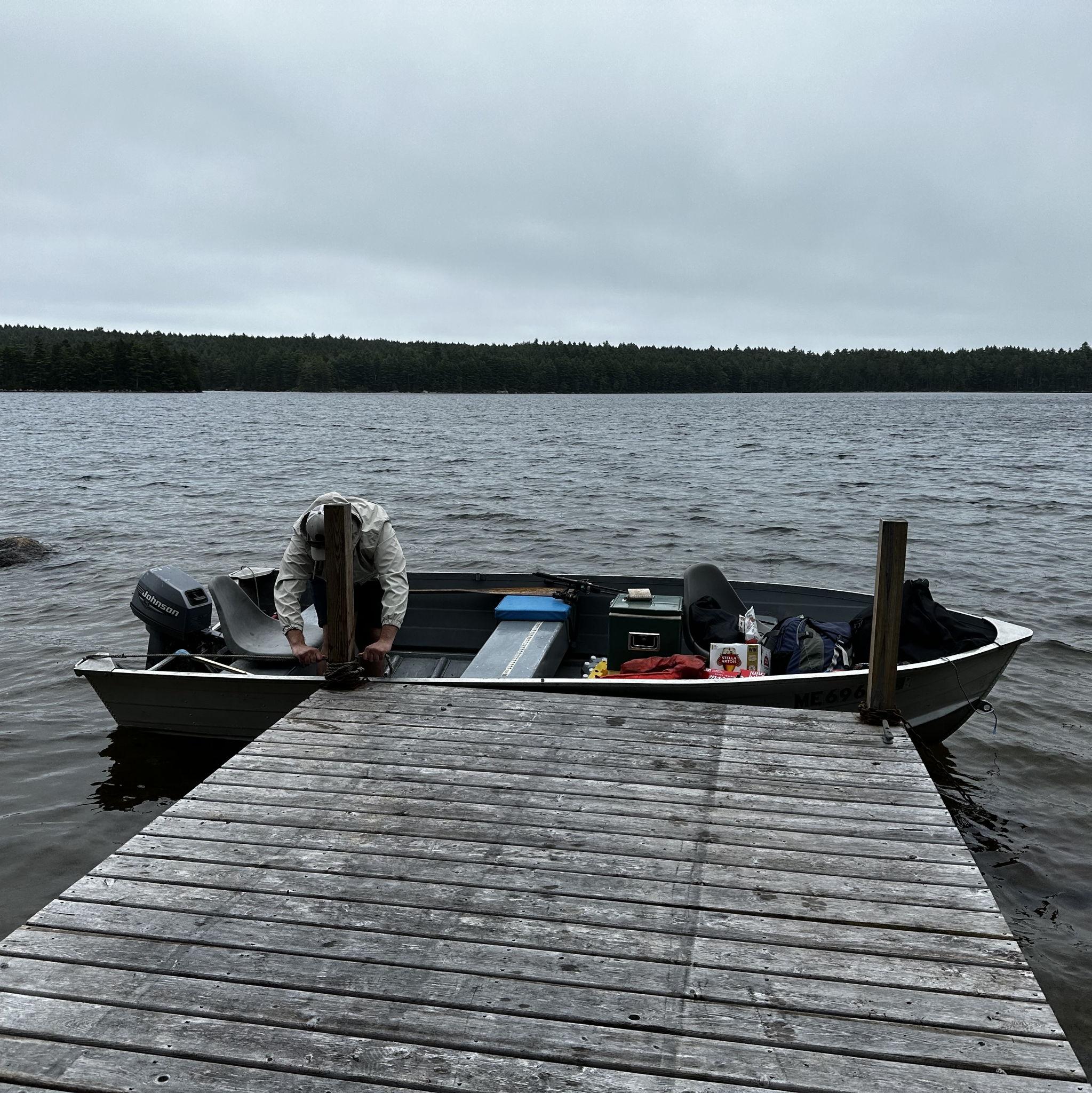 Summer 2023, off grid camping in Grand Lake Stream, Maine