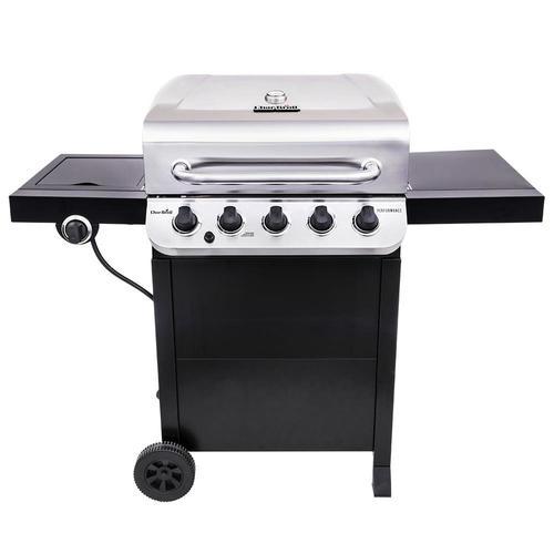 Char-Broil Performance Black and Stainless 5 Liquid Propane Gas Grill with 1 Side Burner at Lowes.com