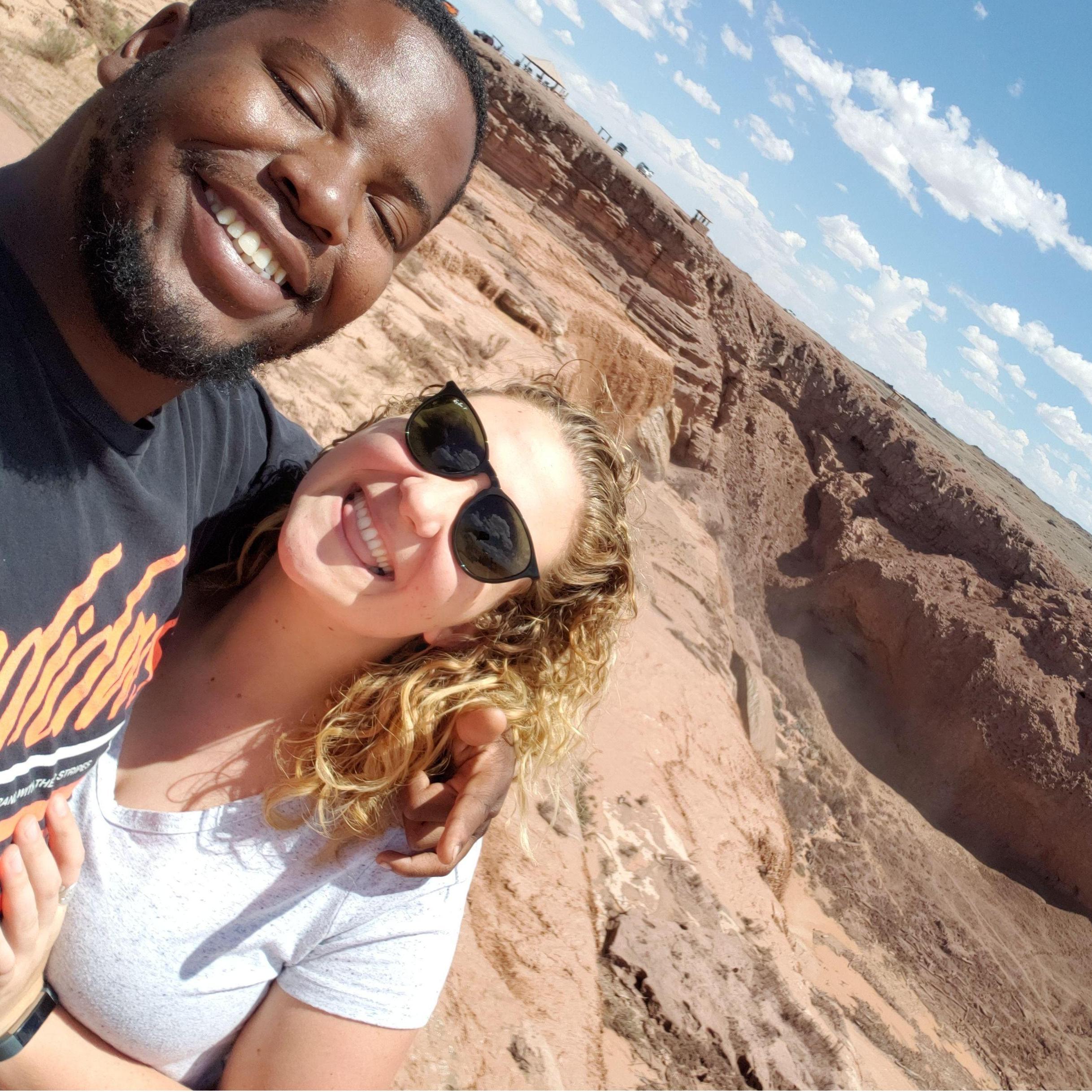 One of our first adventures together to Chocolate Falls