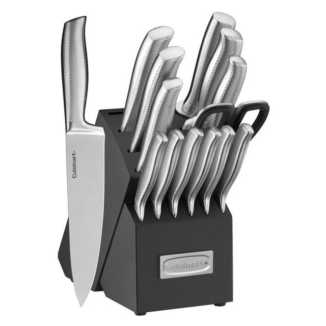Cuisinart 15-Piece German Stainless Steel Hollow Handle Knife Block Set