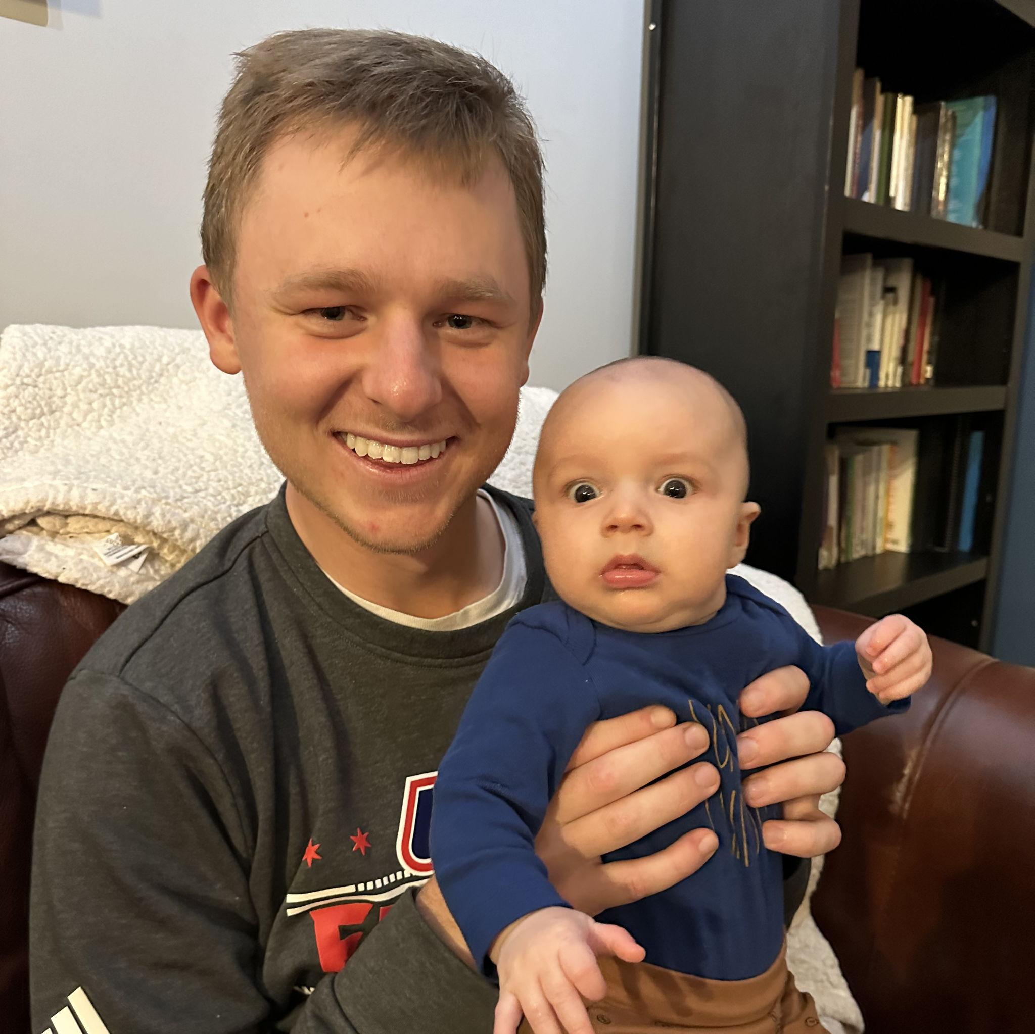 Benton and baby Timothy!