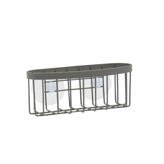 Sink Sponge Organizer Caddy, Strong Transparent Suction Cups, Rust Resistant, Quick Drying