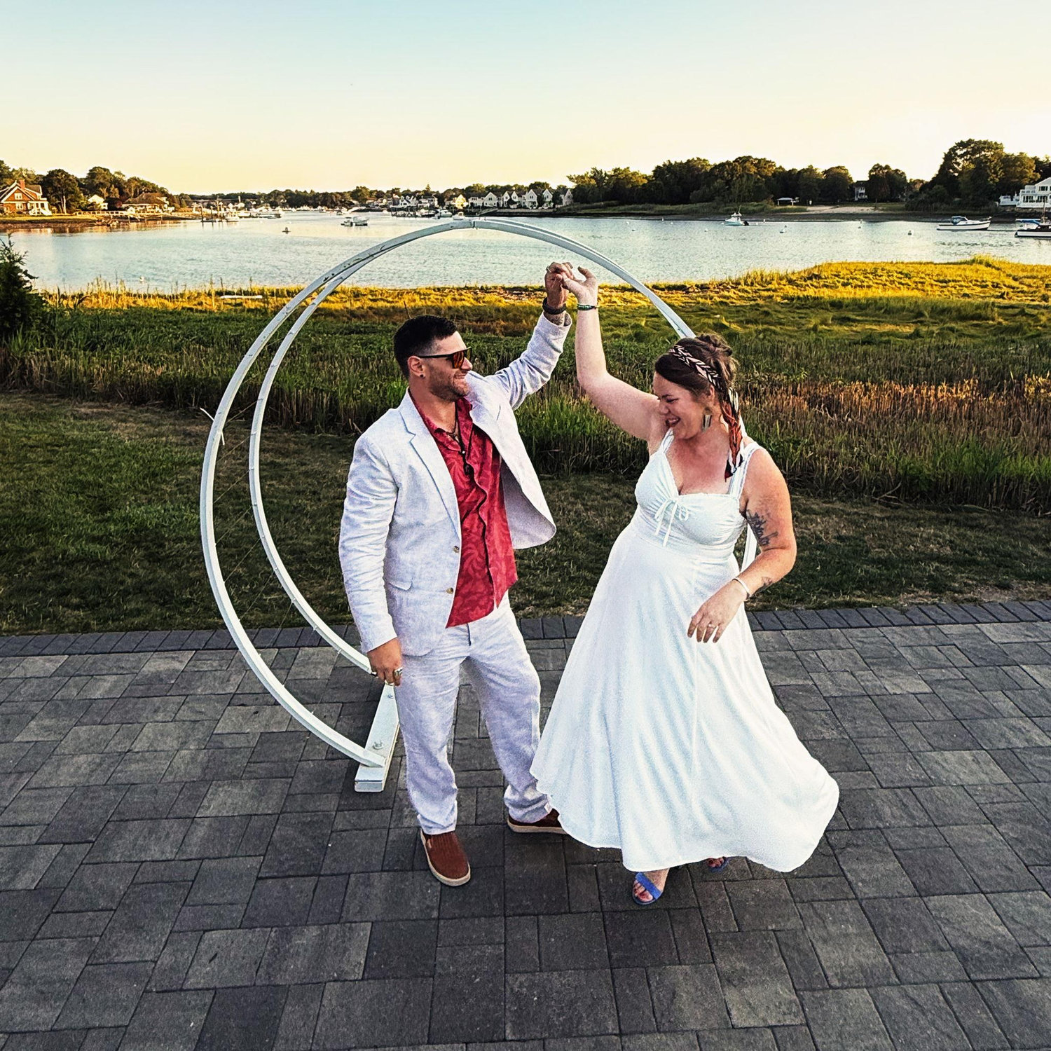 Our engagement party at the Danvers Port Yacht Club