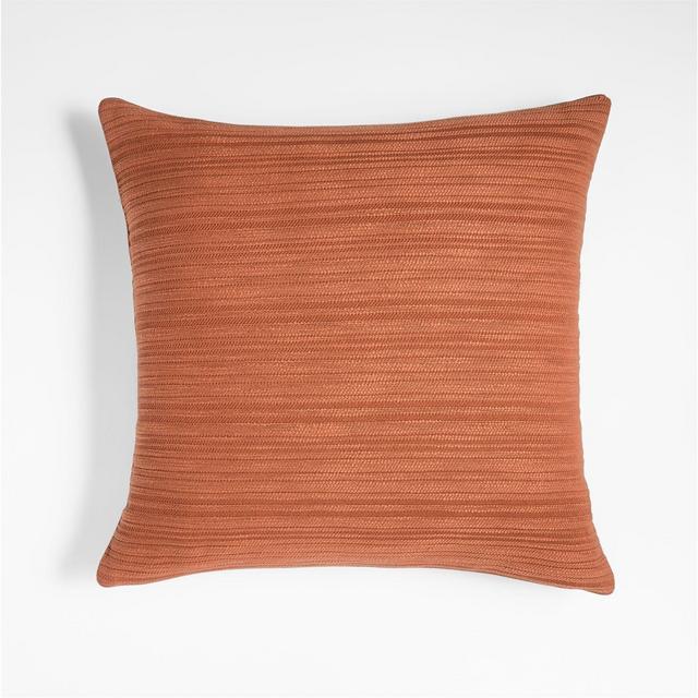 Correto 20" Chutney Textured Pillow Cover with Down-Alternative Insert