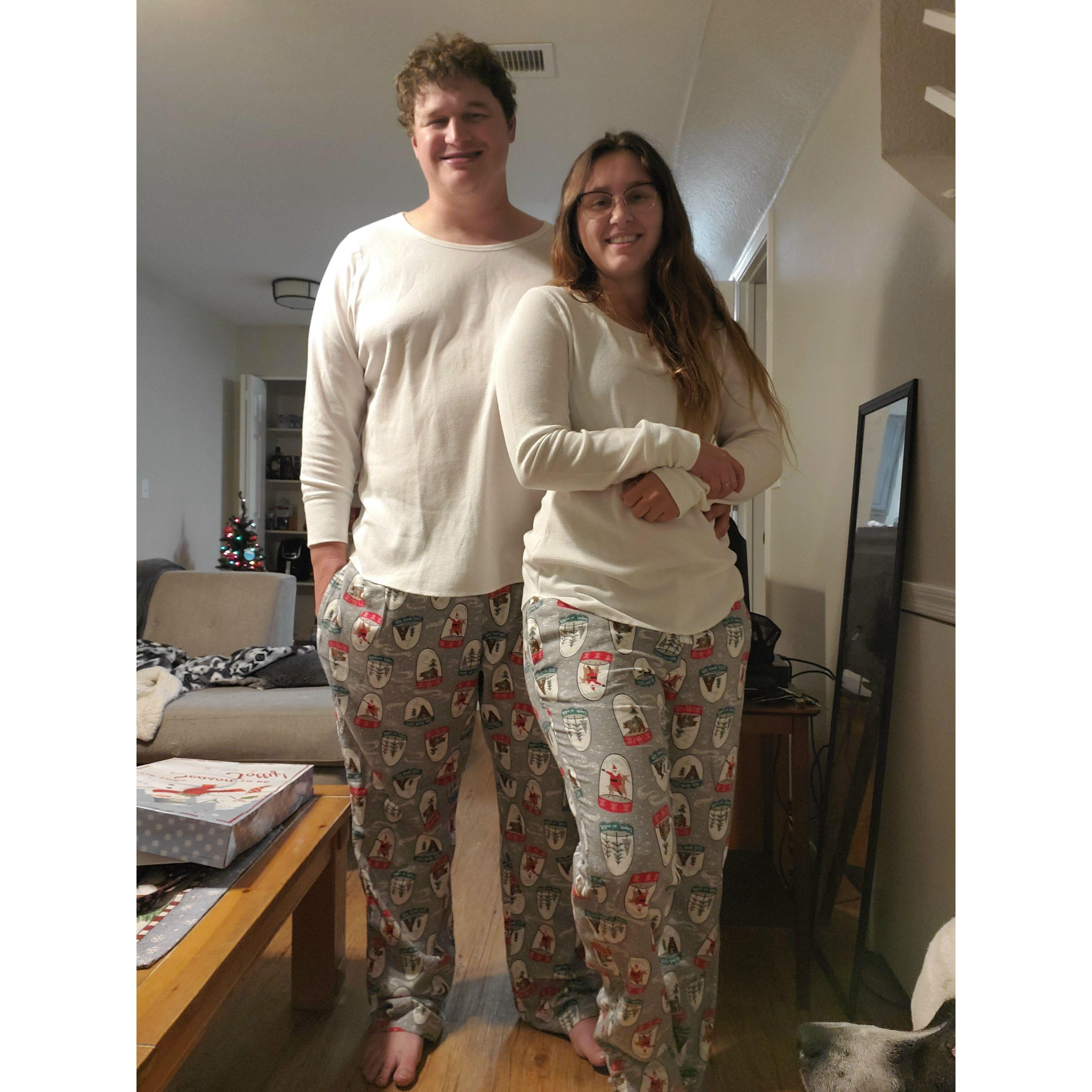 Our first Christmas together in our new home.