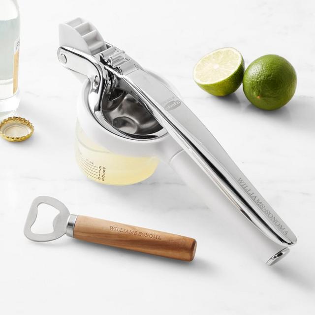 Williams Sonoma Olivewood and White Bar Set