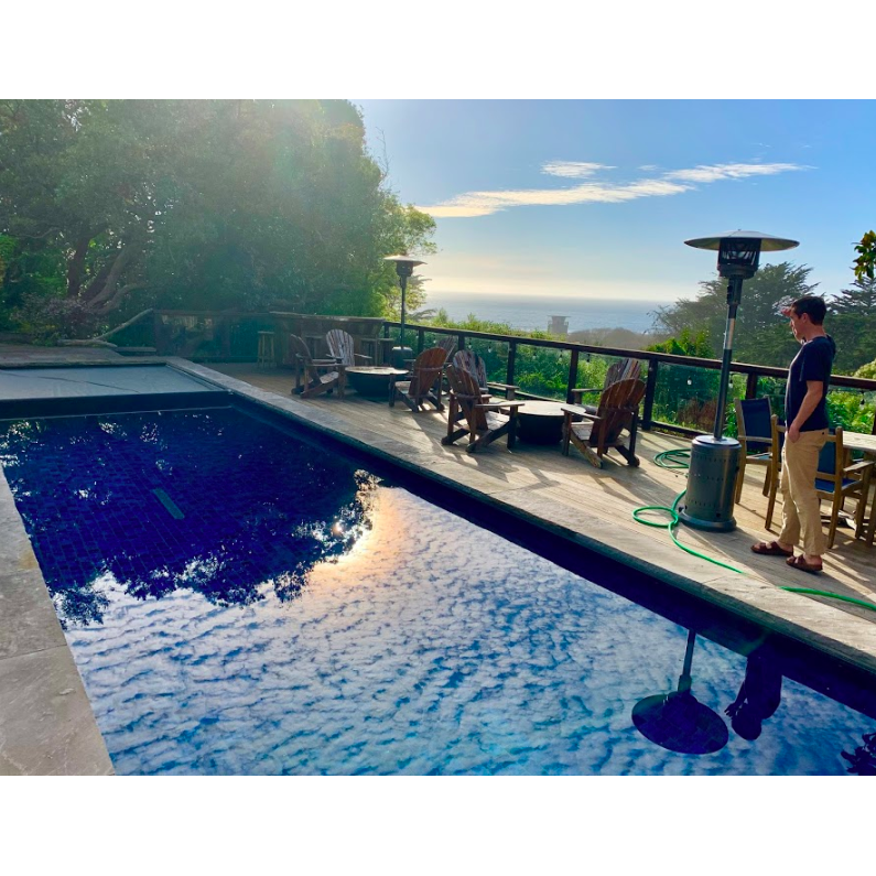 Willow Camp pool at the Lodge: don't forget to bring your suit! this is a great option for those who don't want to brave the ocean's cold waters