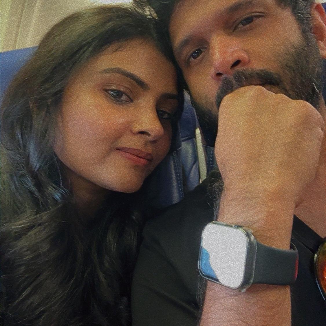 Our first flight together :)