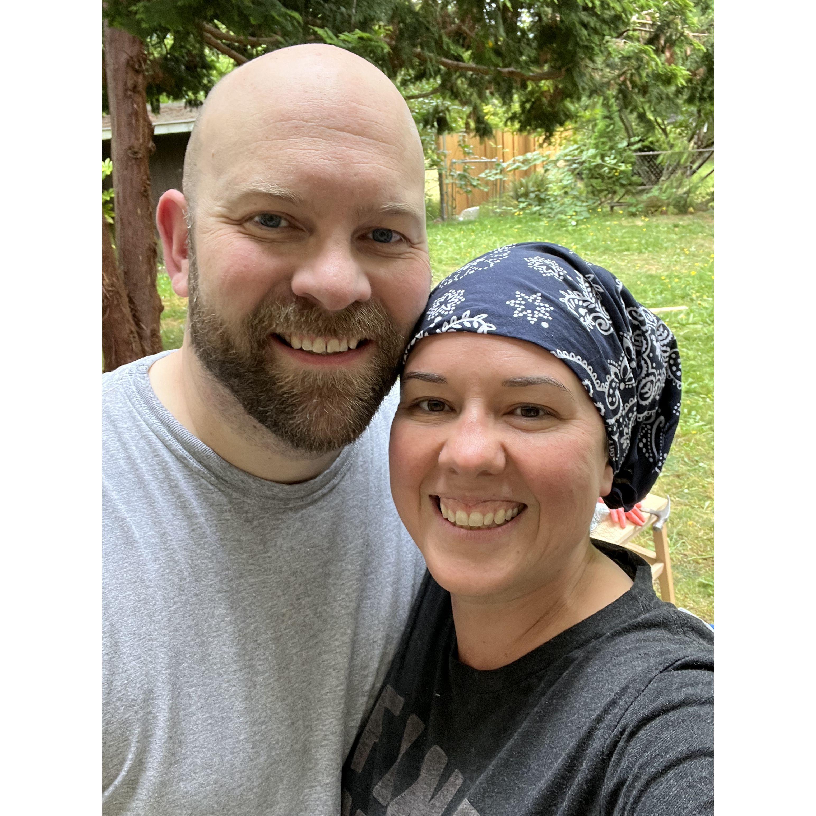 Our first home improvement protect. We survived!