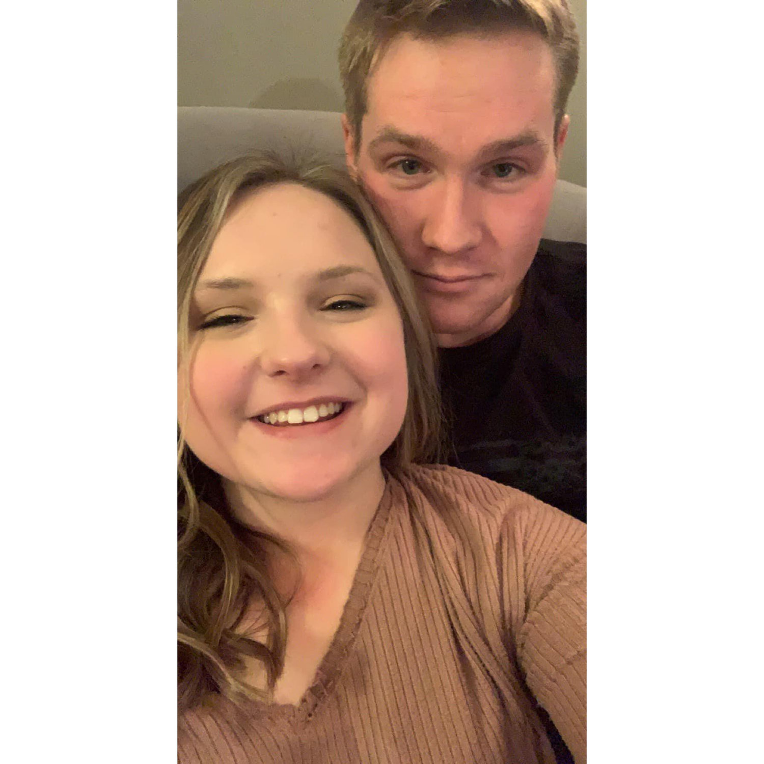 Katie and Dacoda's first picture together!