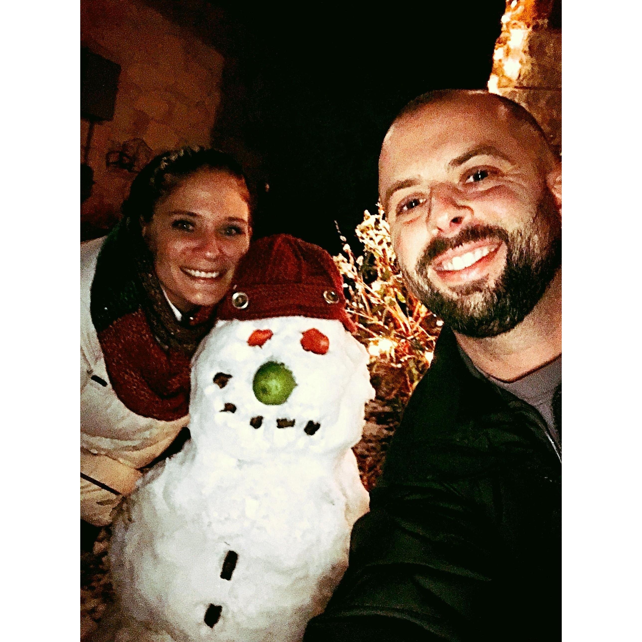 First Texas Snowman