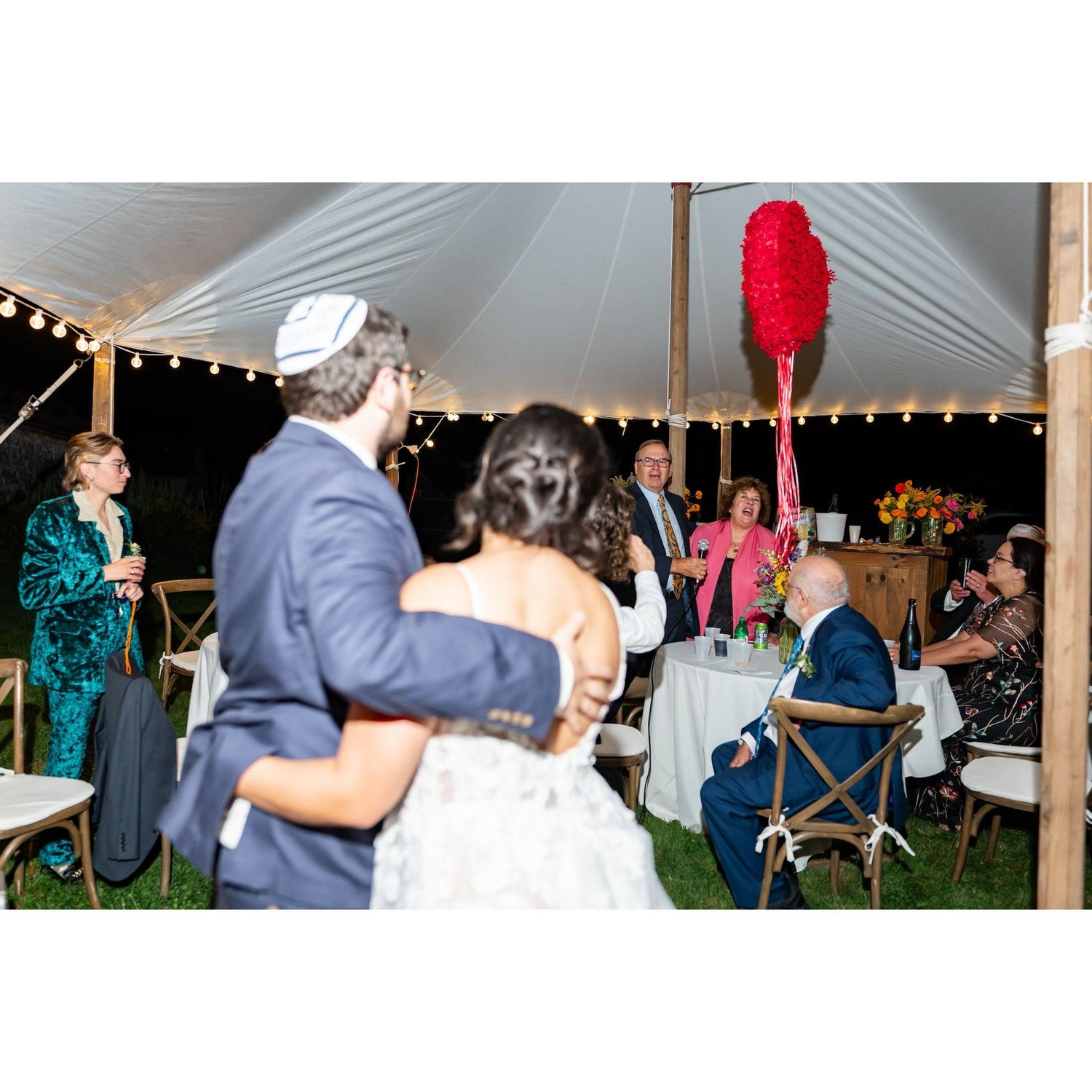 For our first dance we were serenaded by Sam's Aunt Deb & Uncle John