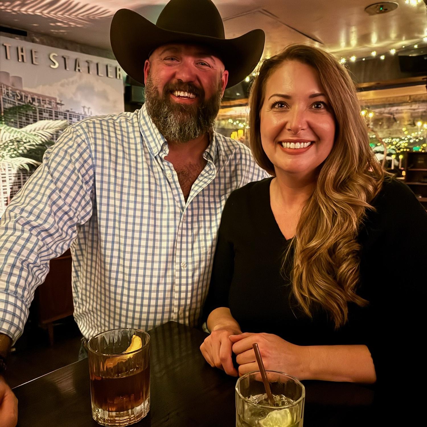 The weekend we first met at Verticon, a helicopter convention in Dallas, TX.  March, 2025