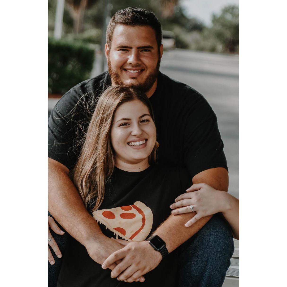 These are our favorite matching pizza shirts!