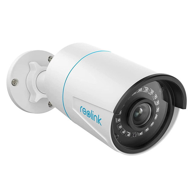 REOLINK Security IP Camera Outdoor, 5MP Home Surveillance Outdoor Indoor PoE Camera, Human/Vehicle Detection, 100Ft IR Night Vision, Work with Smart Home, Up to 256GB Micro SD Card, RLC-510A