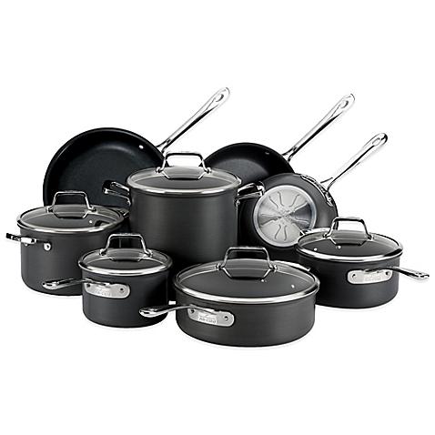 All-Clad B1 Nonstick Hard Anodized 13-Piece Cookware Set and Open Stock