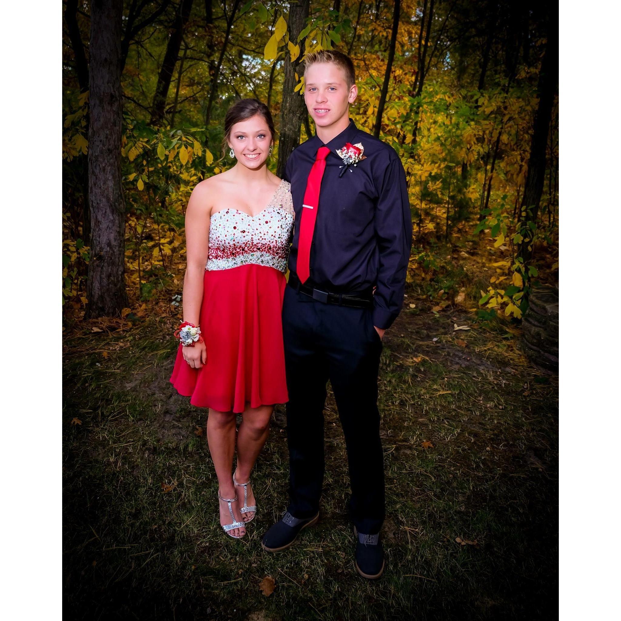 Madi's senior homecoming!