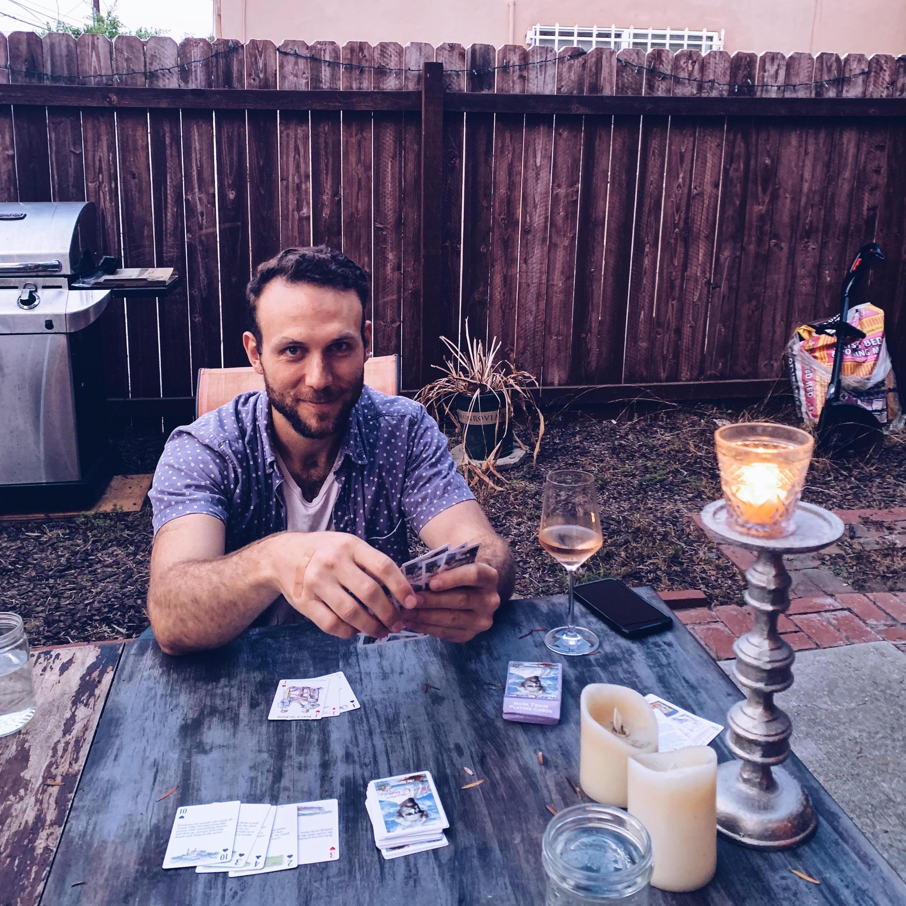 Gin Rummy nights are the best nights
•
OCEAN PARK, CA
2019