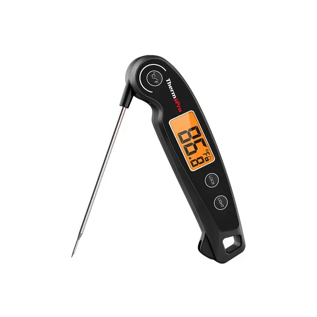 ThermoPro TP605W Waterproof Digital Instant Read Meat Thermometer Food Candy Cooking Kitchen Thermometer with Magnet and Backlight