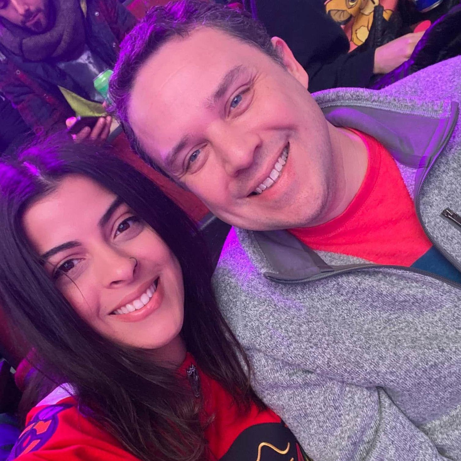 2023, First Blackhawks game together.