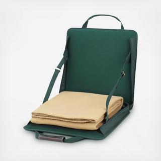 Portable Adjustable Reclining Seat with Blanket