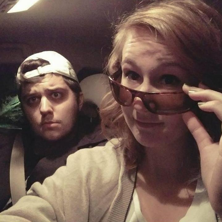 The Dude(ette) and Silent Bob.