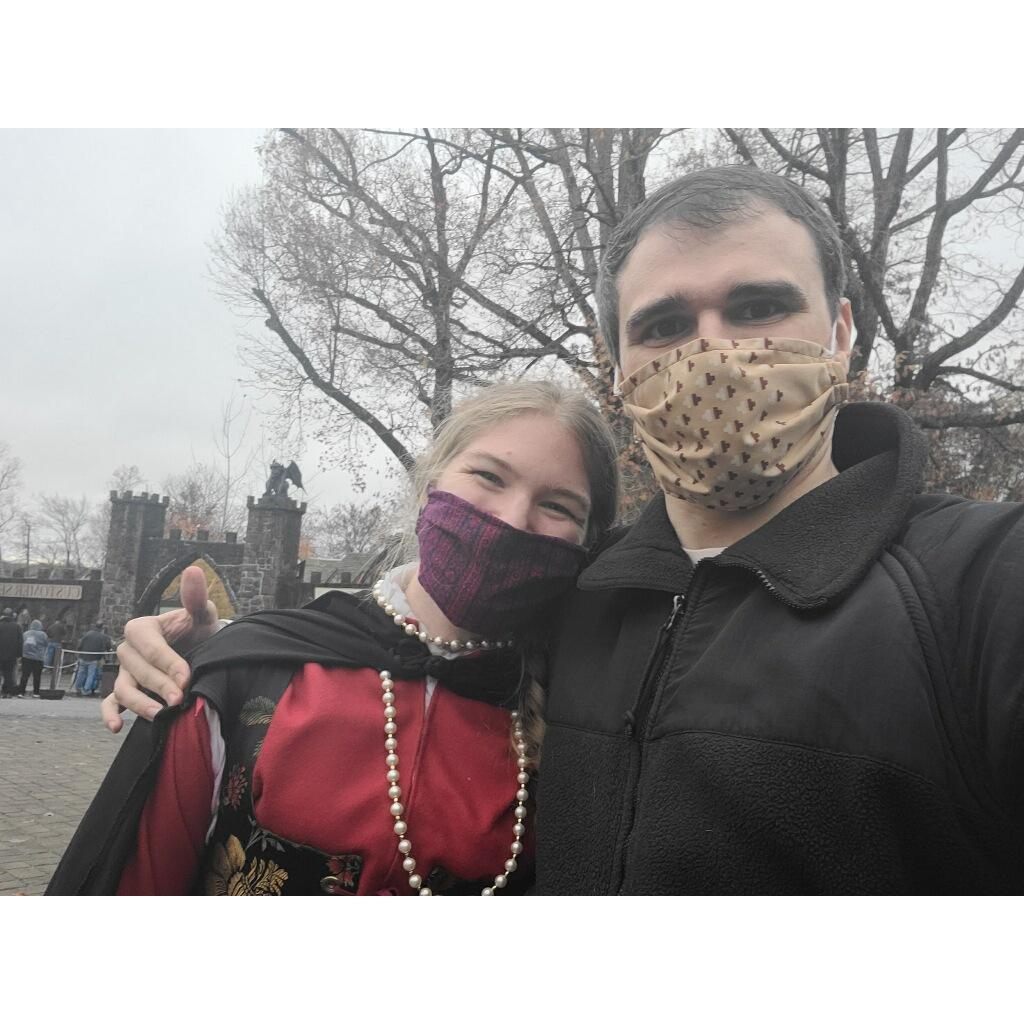First trip to the Renaissance Faire together!