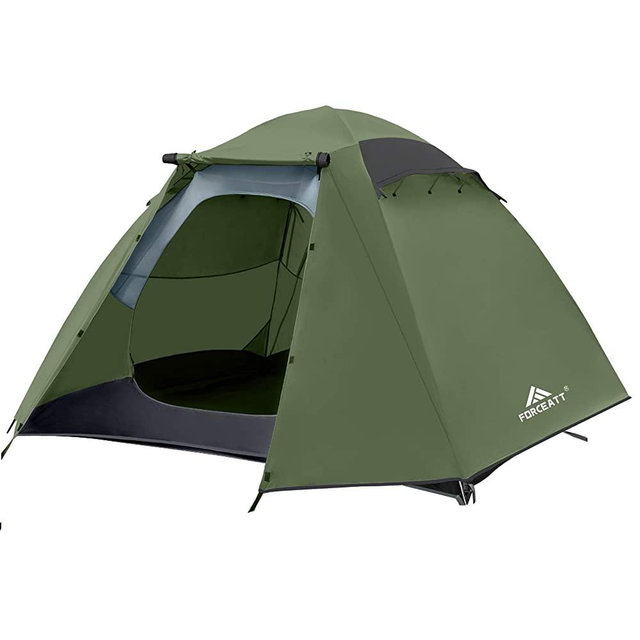 Forceatt Camping Tent 2/3/4 Person, Professional Waterproof & Windproof Lightweight Backpacking Tent Suitable for Outdoor,Hiking,Glamping.