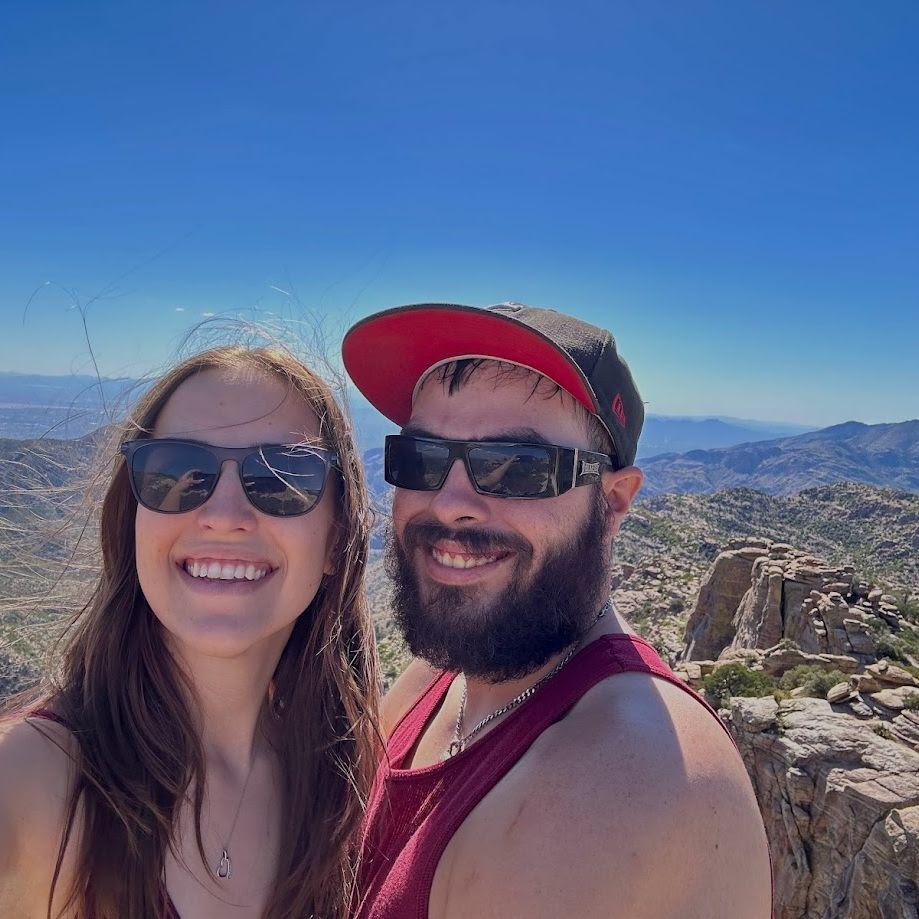 Showing Justice around Tucson and had to see the view from "A" Mountain!