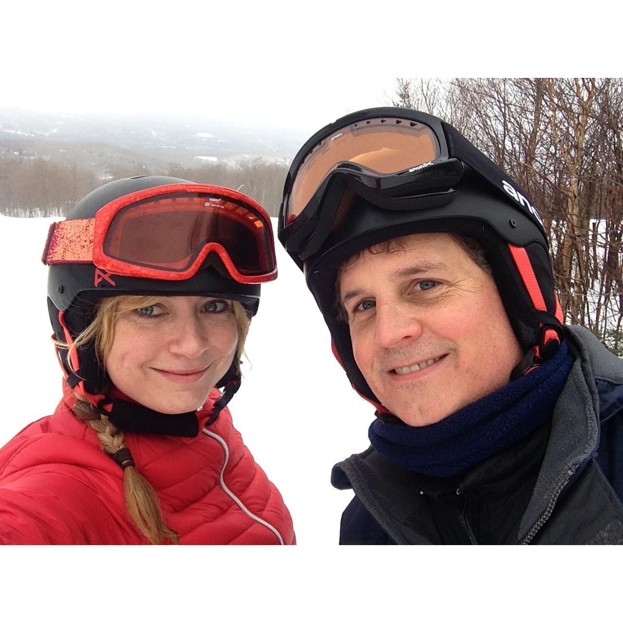On the slopes in Vermont