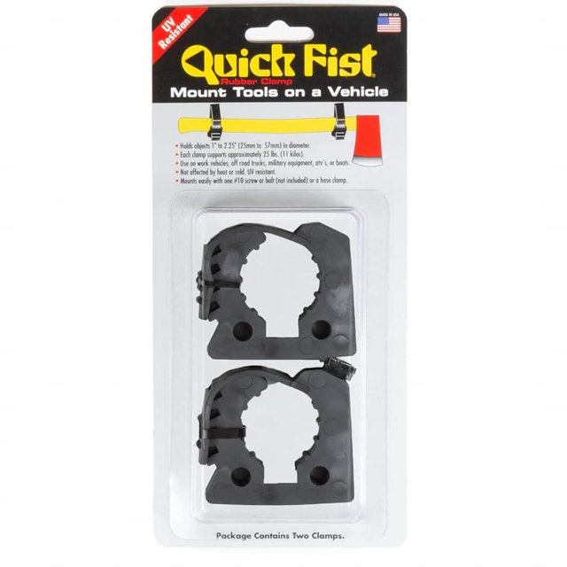 END OF ROAD Original Quick Fist Clamp for mounting tools & equipment 1" - 2-1/4" diameter, 2 Count (Pack of 1) - 0010