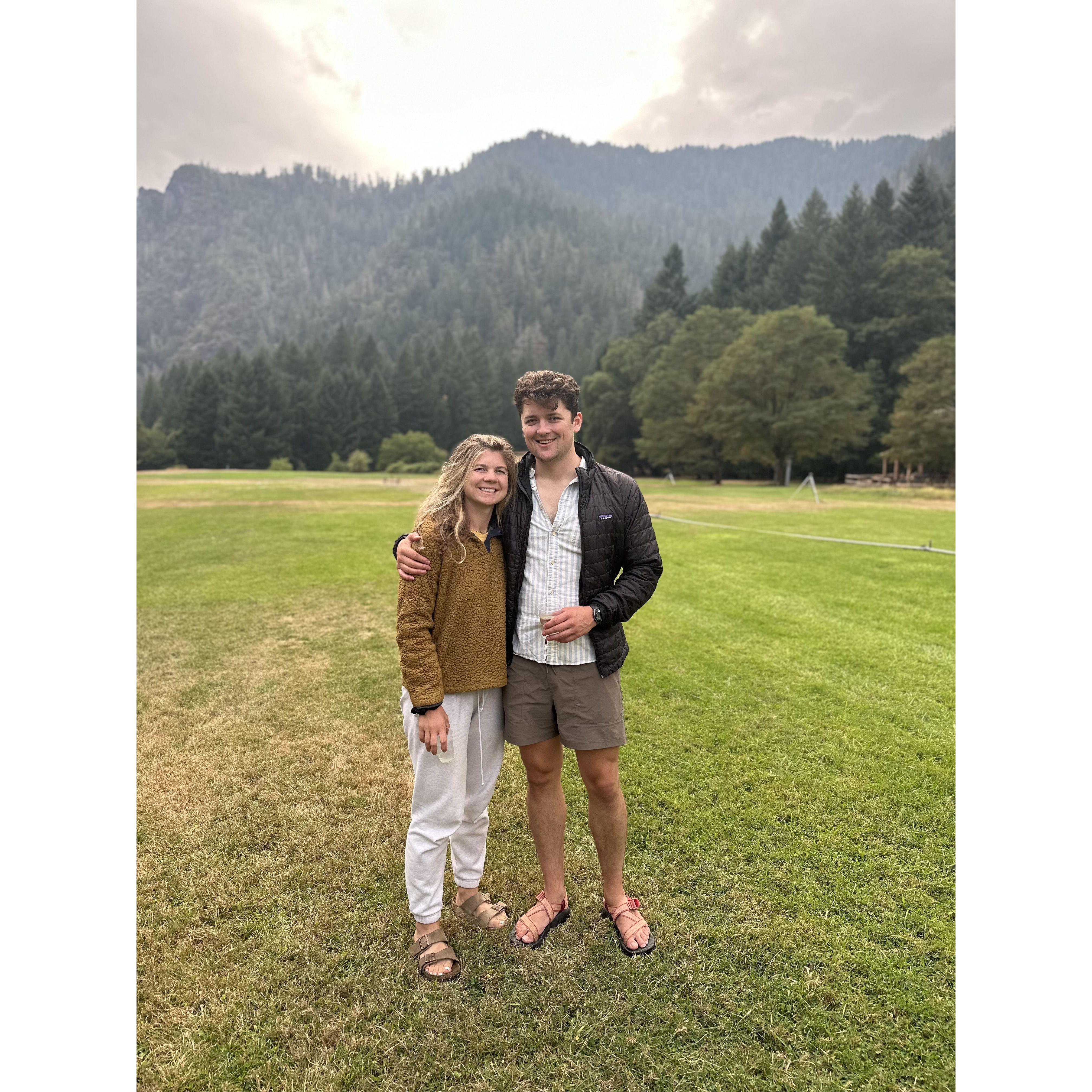 Camping on the Rogue River in Oregon