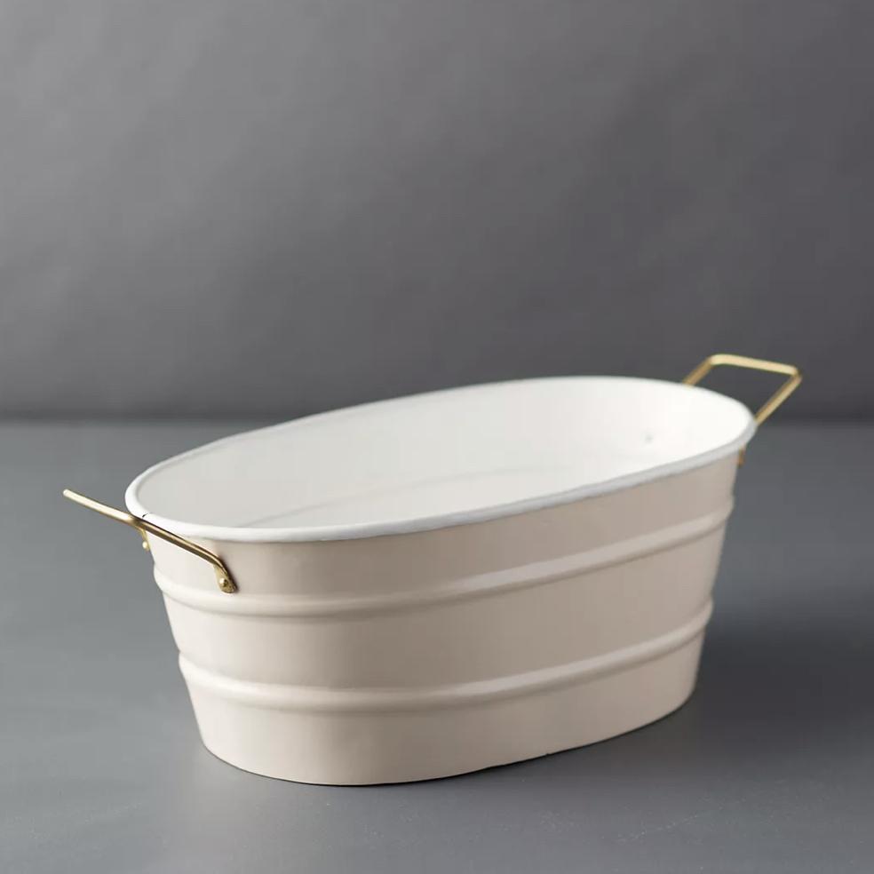 Enamel Iron Beverage Tub