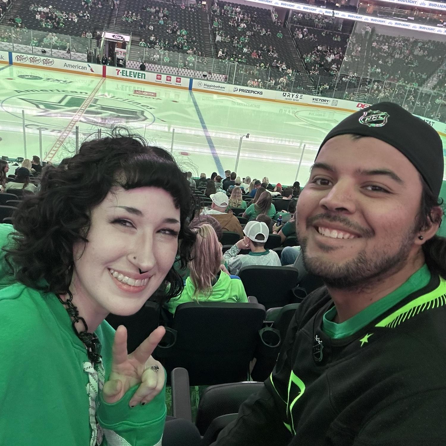 Dallas Stars game for our 4 year anniversary! 09/2024
