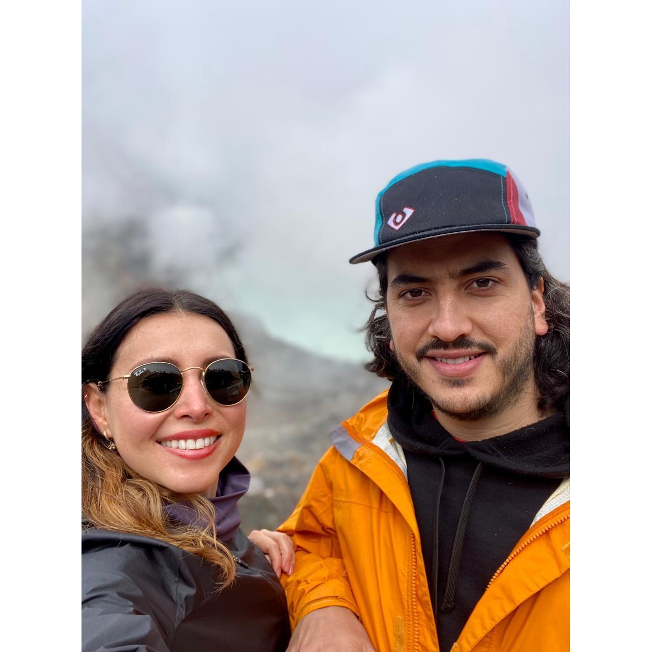 El primer volcán que vimos-