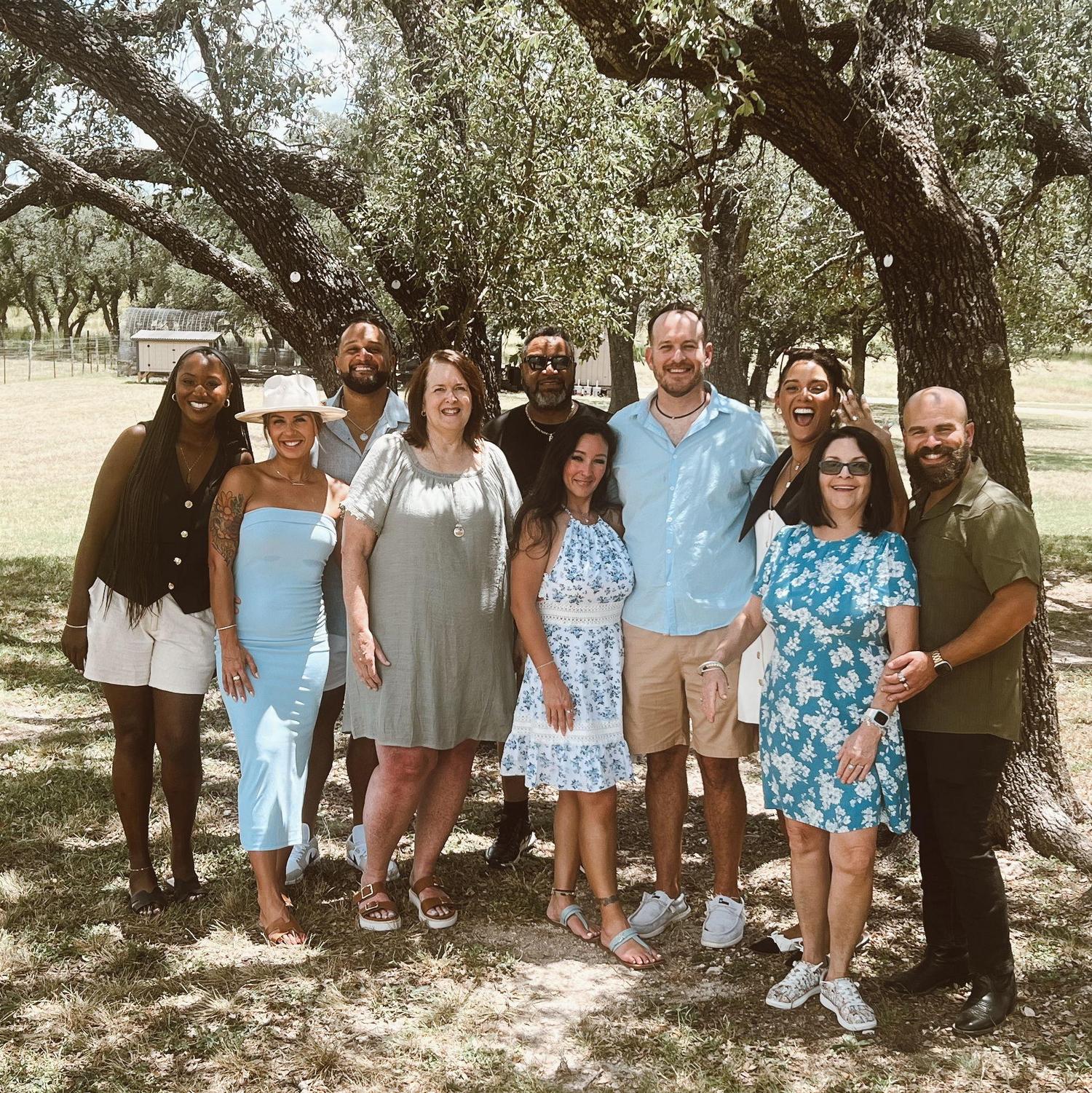 The day Lauren said "YES"! Steven surprised me at our favorite winery and then had our family on standby at a distilery down the street.