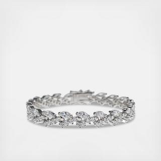 Marquise and Round CZ Bracelet