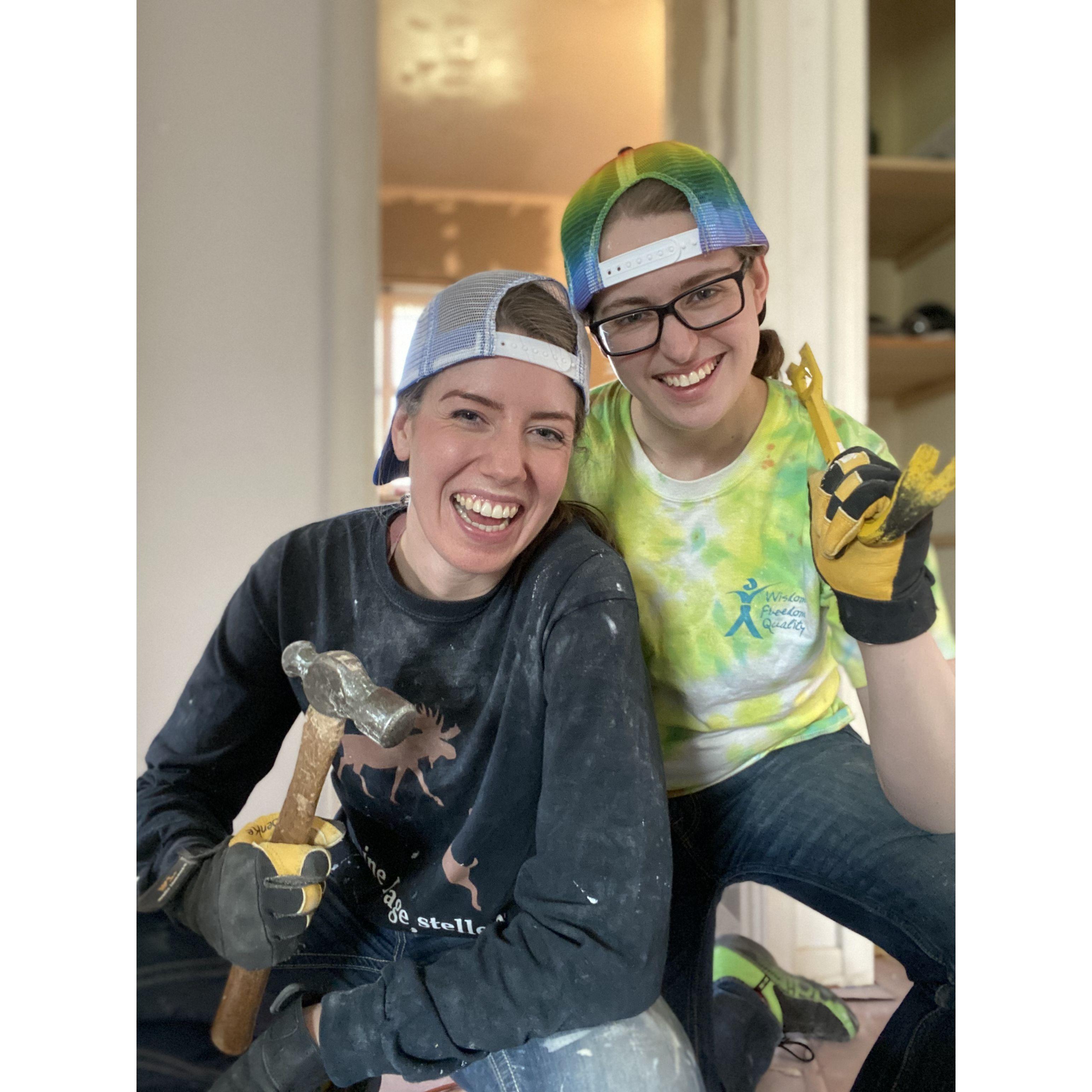 We've renovated 2 homes together